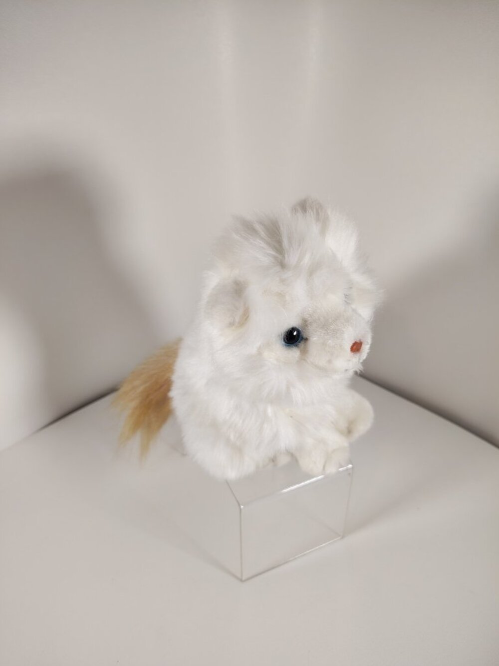 Living Nature Ragdoll Perisan White Tan Kitten Cat  Soft  Toy 7" Plush